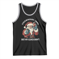 Strawberry Jams But My Gun Do Not Tank Top Funny Santa Gun Christmas - Wonder Print Shop