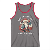 Strawberry Jams But My Gun Do Not Tank Top Funny Santa Gun Christmas - Wonder Print Shop