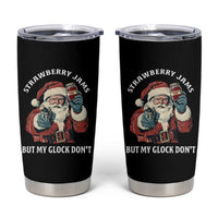 Strawberry Jams But My Gun Do Not Tumbler Cup Funny Santa Gun Christmas - Wonder Print Shop