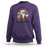 Funny Santa Gun Christmas Sweatshirt Strawberry Jams But My Gun Do Not - Wonder Print Shop