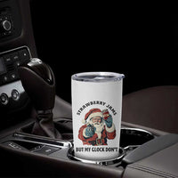 Funny Santa Gun Christmas Tumbler Cup Strawberry Jams But My Gun Do Not - Wonder Print Shop