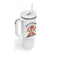 Funny Tylenol Joke Tumbler With Handle Please Be Patient My Mom Took Tylenol - Wonder Print Shop