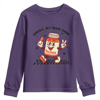 Funny Tylenol Joke Youth Sweatshirt Please Be Patient My Mom Took Tylenol - Wonder Print Shop