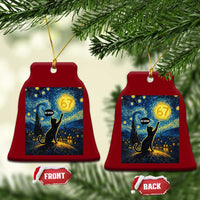 67 Cat Meme Ceramic Ornament Funny Six Seven Cat Starry Night Van Gogh - Wonder Print Shop