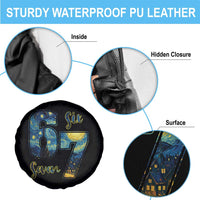 67 Six Seven Meme Spare Tire Cover Starry Night Van Gogh - Wonder Print Shop