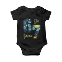 67 Six Seven Meme Baby Onesie Starry Night Van Gogh - Wonder Print Shop