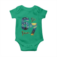 67 Six Seven Meme Baby Onesie Starry Night Van Gogh - Wonder Print Shop