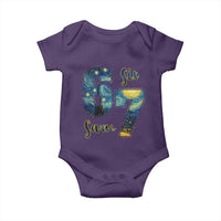 67 Six Seven Meme Baby Onesie Starry Night Van Gogh - Wonder Print Shop