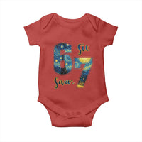 67 Six Seven Meme Baby Onesie Starry Night Van Gogh - Wonder Print Shop