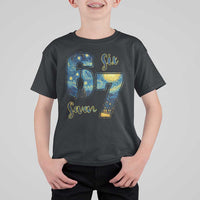 67 Six Seven Meme T Shirt For Kid Starry Night Van Gogh - Wonder Print Shop