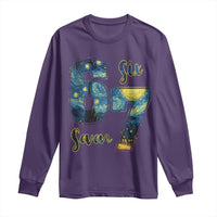 67 Six Seven Meme Long Sleeve Shirt Starry Night Van Gogh - Wonder Print Shop