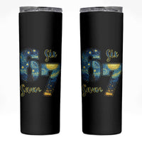 67 Six Seven Meme Skinny Tumbler Starry Night Van Gogh - Wonder Print Shop