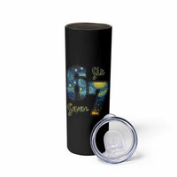 67 Six Seven Meme Skinny Tumbler Starry Night Van Gogh - Wonder Print Shop