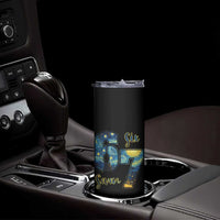 67 Six Seven Meme Skinny Tumbler Starry Night Van Gogh - Wonder Print Shop