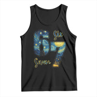 67 Six Seven Meme Tank Top Starry Night Van Gogh - Wonder Print Shop