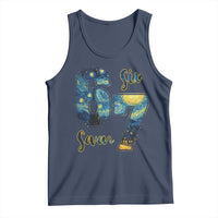 67 Six Seven Meme Tank Top Starry Night Van Gogh - Wonder Print Shop