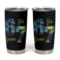 67 Six Seven Meme Tumbler Cup Starry Night Van Gogh - Wonder Print Shop