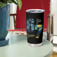 67 Six Seven Meme Tumbler Cup Starry Night Van Gogh - Wonder Print Shop