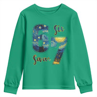 67 Six Seven Meme Youth Sweatshirt Starry Night Van Gogh - Wonder Print Shop