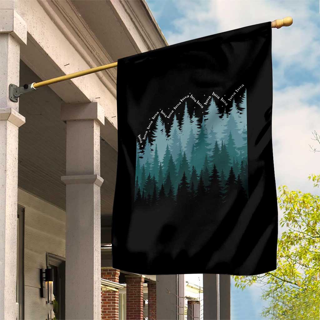 Hoa Hoa Hoa Garden Flag Twilight Lover Pine Forest Cozy - Wonder Print Shop