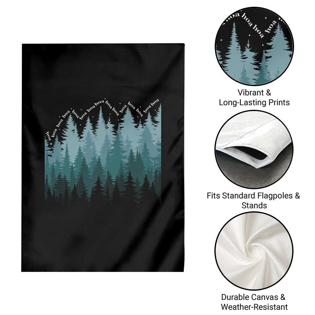 Hoa Hoa Hoa Garden Flag Twilight Lover Pine Forest Cozy - Wonder Print Shop