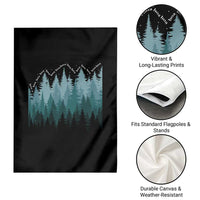 Hoa Hoa Hoa Garden Flag Twilight Lover Pine Forest Cozy - Wonder Print Shop