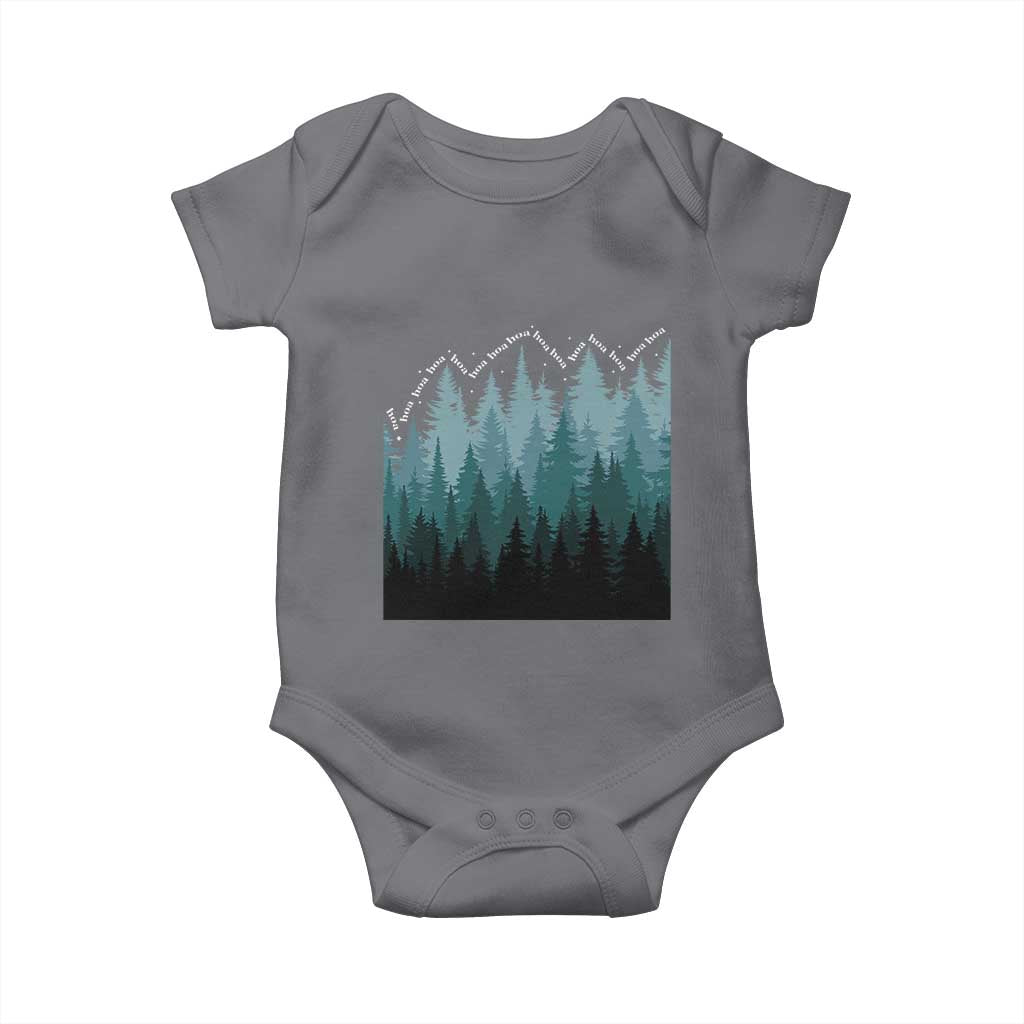 Hoa Hoa Hoa Baby Onesie Twilight Lover Pine Forest Cozy - Wonder Print Shop