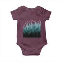 Hoa Hoa Hoa Baby Onesie Twilight Lover Pine Forest Cozy - Wonder Print Shop