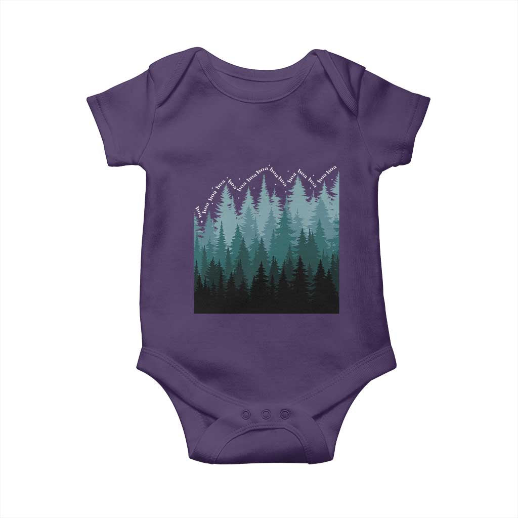Hoa Hoa Hoa Baby Onesie Twilight Lover Pine Forest Cozy - Wonder Print Shop