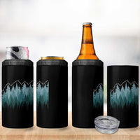 Hoa Hoa Hoa 4 in 1 Can Cooler Tumbler Twilight Lover Pine Forest Cozy - Wonder Print Shop
