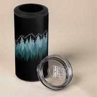 Hoa Hoa Hoa 4 in 1 Can Cooler Tumbler Twilight Lover Pine Forest Cozy - Wonder Print Shop