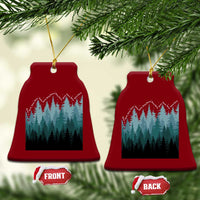 Hoa Hoa Hoa Ceramic Ornament Twilight Lover Pine Forest Cozy - Wonder Print Shop