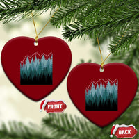 Hoa Hoa Hoa Ceramic Ornament Twilight Lover Pine Forest Cozy - Wonder Print Shop