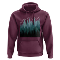 Hoa Hoa Hoa Hoodie Twilight Lover Pine Forest Cozy - Wonder Print Shop
