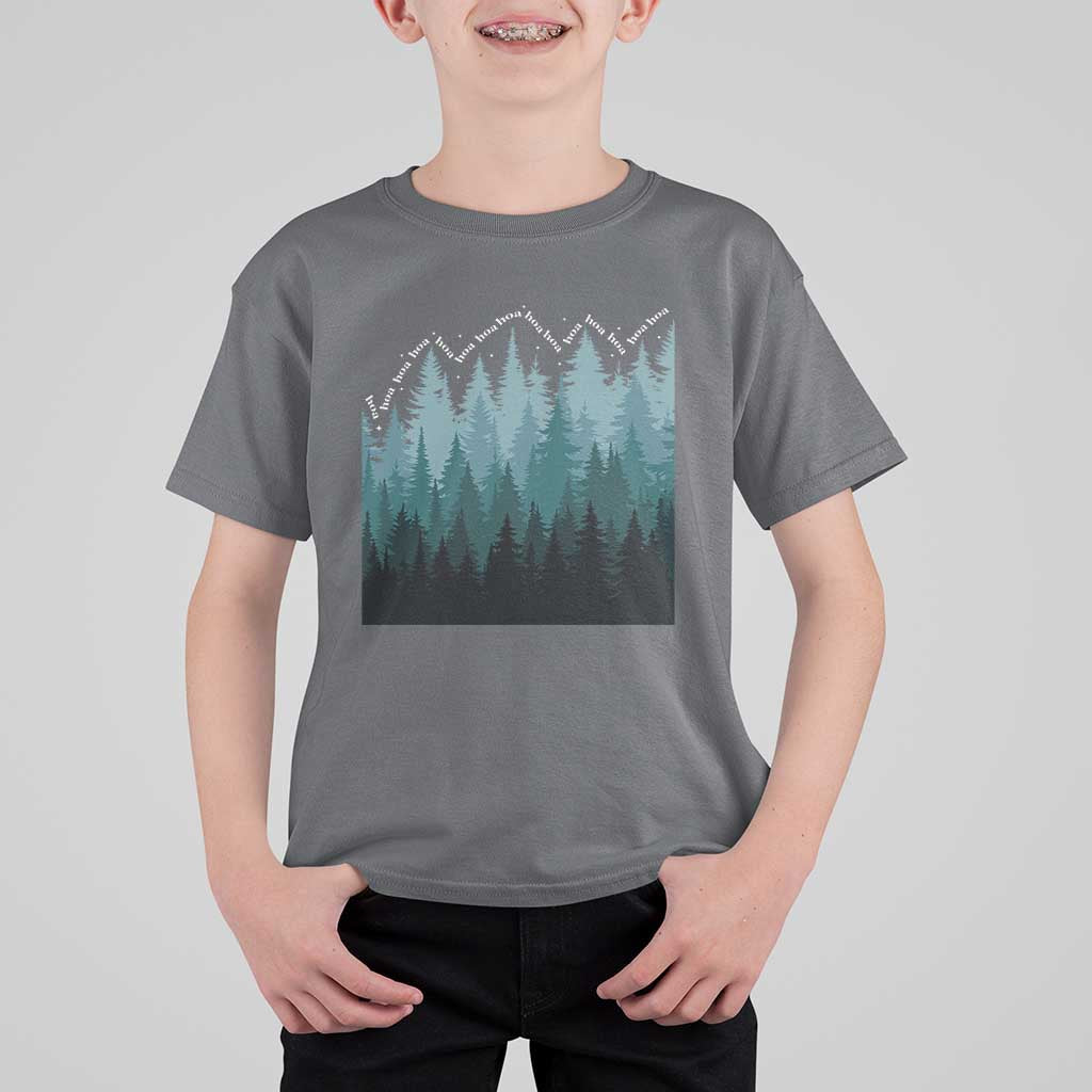 Hoa Hoa Hoa T Shirt For Kid Twilight Lover Pine Forest Cozy - Wonder Print Shop