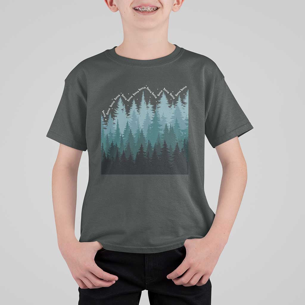 Hoa Hoa Hoa T Shirt For Kid Twilight Lover Pine Forest Cozy - Wonder Print Shop
