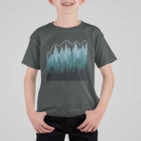 Hoa Hoa Hoa T Shirt For Kid Twilight Lover Pine Forest Cozy - Wonder Print Shop