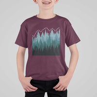 Hoa Hoa Hoa T Shirt For Kid Twilight Lover Pine Forest Cozy - Wonder Print Shop