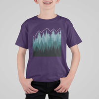 Hoa Hoa Hoa T Shirt For Kid Twilight Lover Pine Forest Cozy - Wonder Print Shop