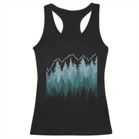 Hoa Hoa Hoa Racerback Tank Top Twilight Lover Pine Forest Cozy - Wonder Print Shop