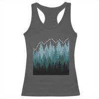 Hoa Hoa Hoa Racerback Tank Top Twilight Lover Pine Forest Cozy - Wonder Print Shop