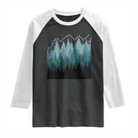 Hoa Hoa Hoa Raglan Shirt Twilight Lover Pine Forest Cozy - Wonder Print Shop