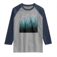 Hoa Hoa Hoa Raglan Shirt Twilight Lover Pine Forest Cozy - Wonder Print Shop