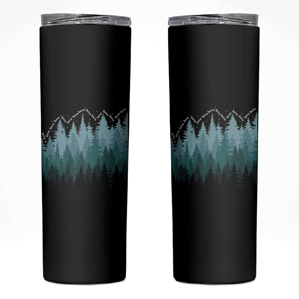 Hoa Hoa Hoa Skinny Tumbler Twilight Lover Pine Forest Cozy - Wonder Print Shop