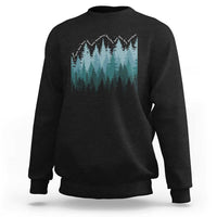 Hoa Hoa Hoa Sweatshirt Twilight Lover Pine Forest Cozy - Wonder Print Shop