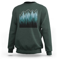 Hoa Hoa Hoa Sweatshirt Twilight Lover Pine Forest Cozy - Wonder Print Shop