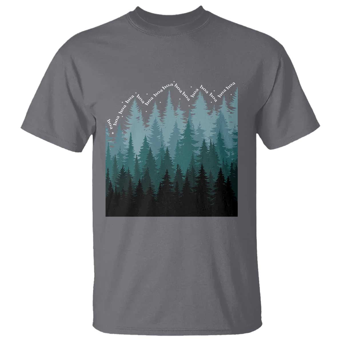 Hoa Hoa Hoa T Shirt Twilight Lover Pine Forest Cozy - Wonder Print Shop