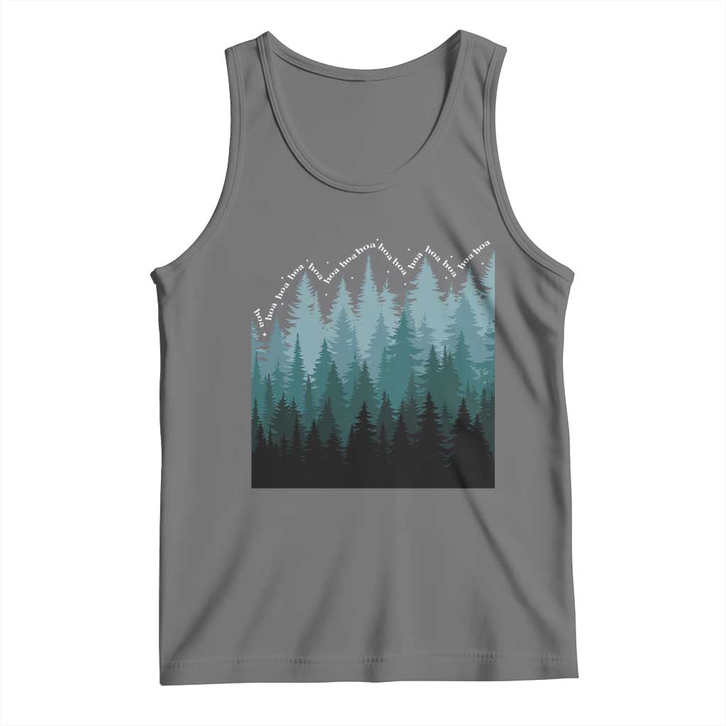 Hoa Hoa Hoa Tank Top Twilight Lover Pine Forest Cozy - Wonder Print Shop