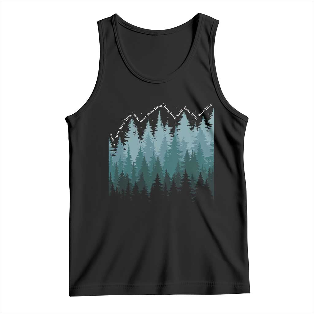 Hoa Hoa Hoa Tank Top Twilight Lover Pine Forest Cozy - Wonder Print Shop