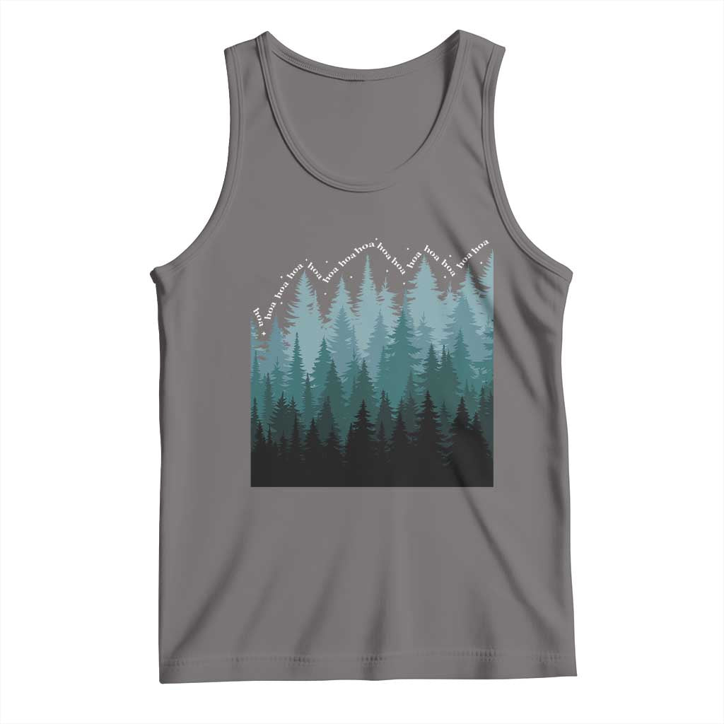 Hoa Hoa Hoa Tank Top Twilight Lover Pine Forest Cozy - Wonder Print Shop